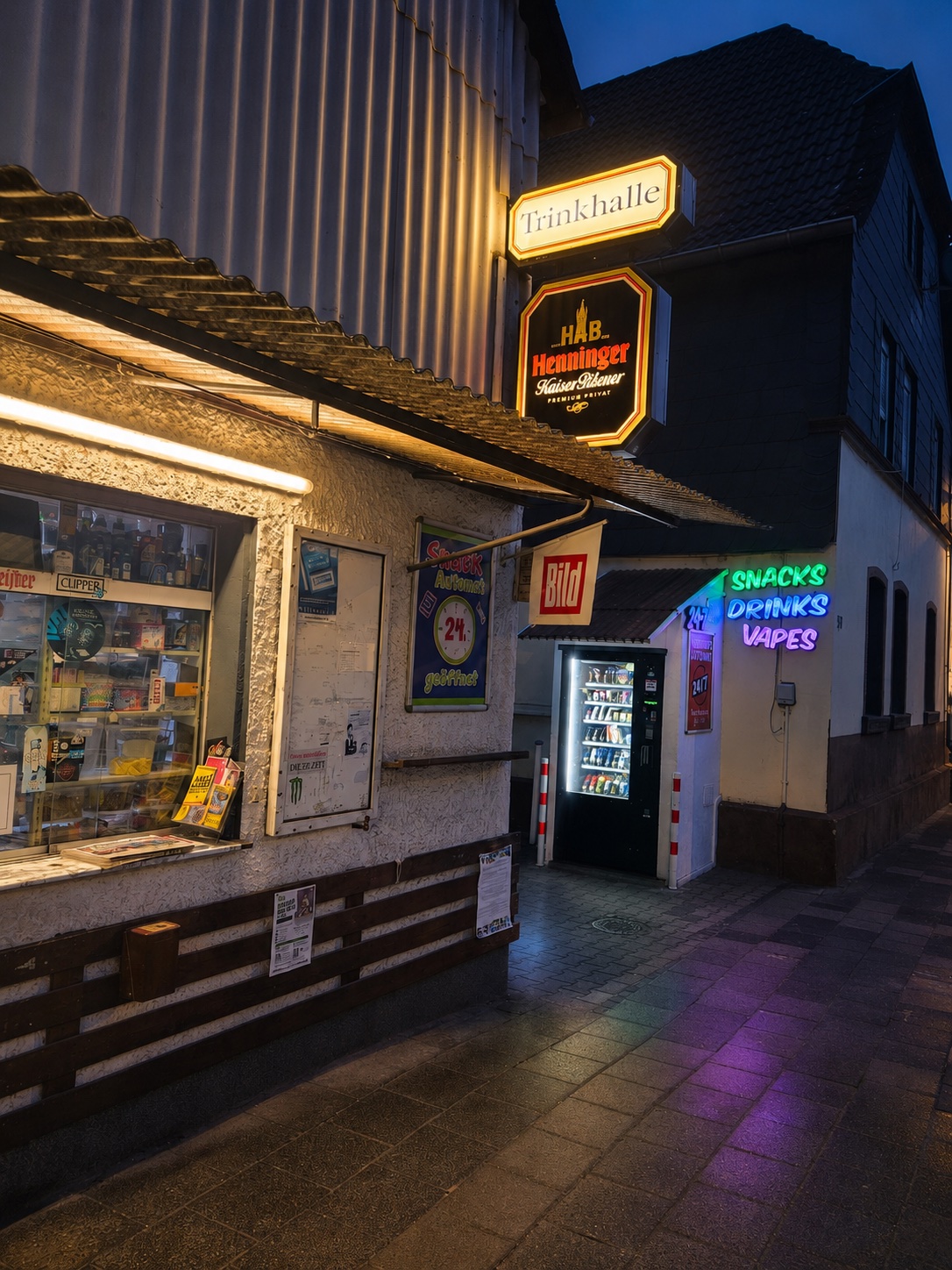 24/7-Automat am Kiosk Albin Kaucic